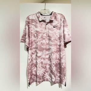 Nike Dri-Fit golf shirt.